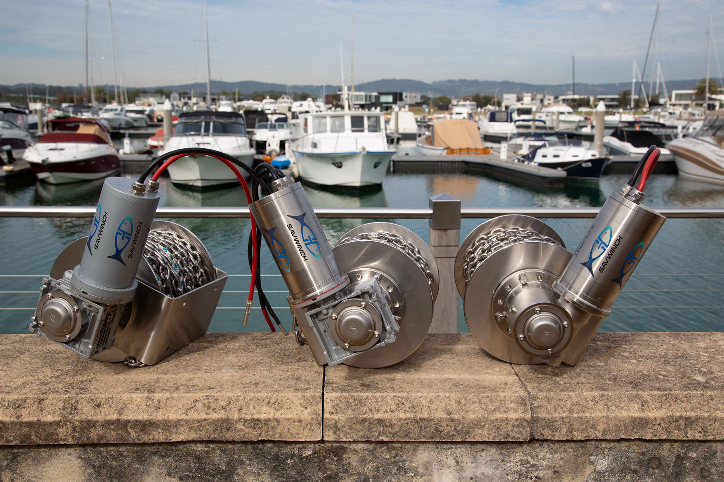 1000 SS Signature Series Drum Anchor Winch Package