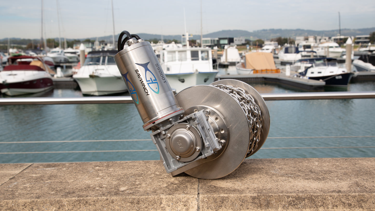 1000 SS Signature Series Drum Anchor Winch Package